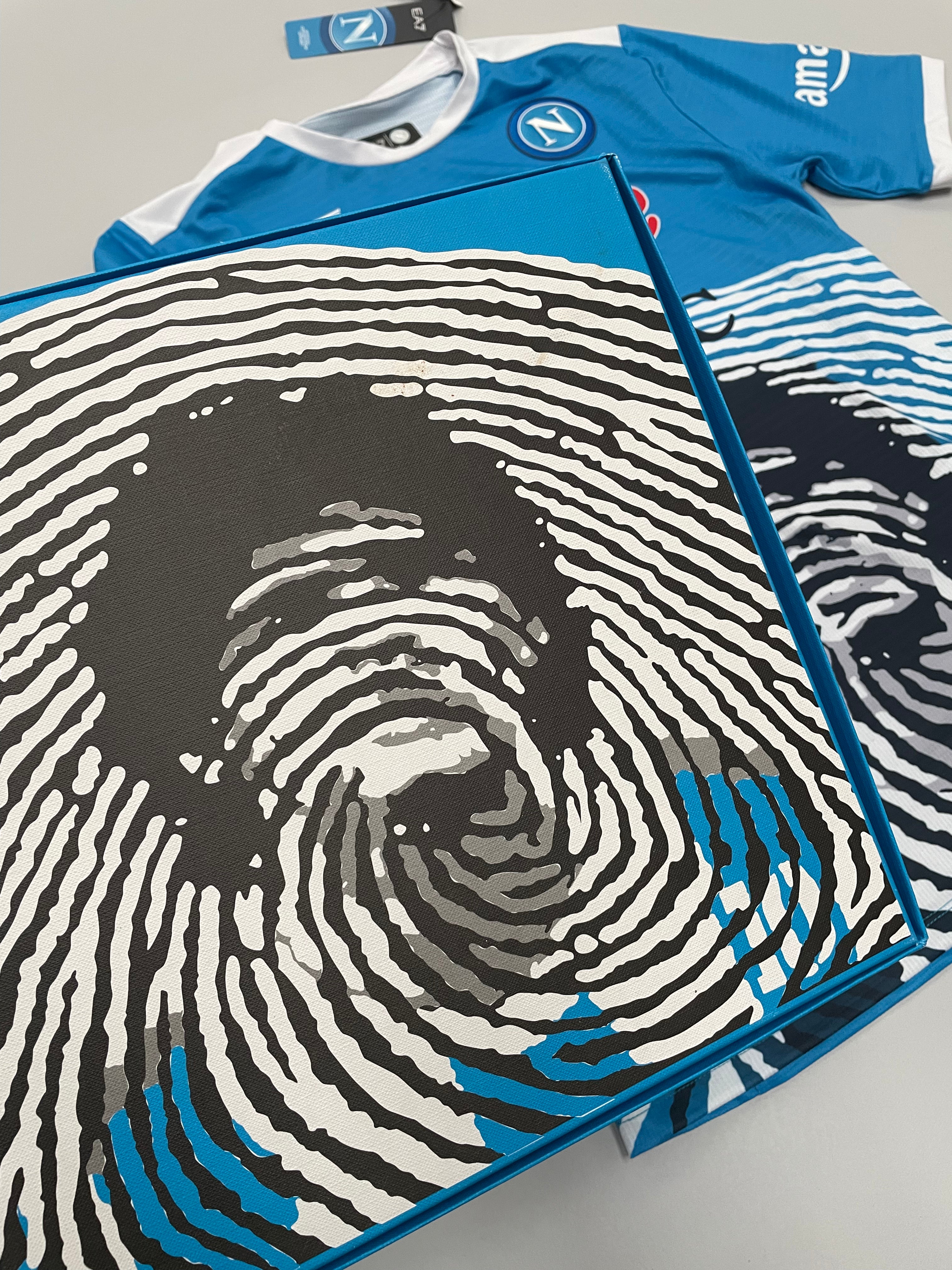 Shop 2021/22 NAPOLI MARADONA #10 *LTD EDITION* BNWT BOXED SHIRT (XL) EA7, classic football shirts, vintage football shirts & retro soccer jerseys at Cult Kits