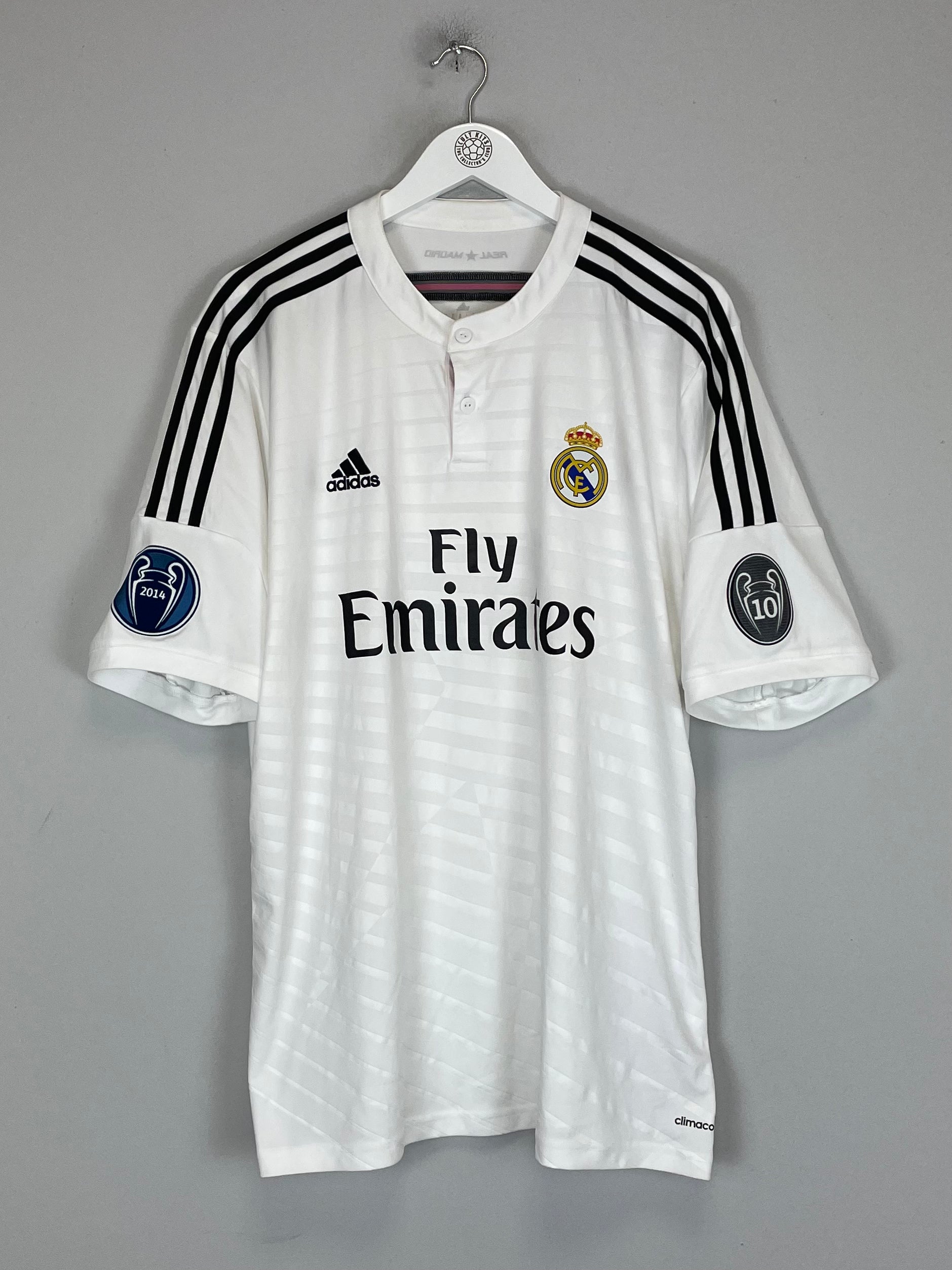 Shop 2014/15 REAL MADRID RONALDO #7 HOME SHIRT (XL) ADIDAS, classic football shirts, vintage football shirts & retro soccer jerseys at Cult Kits
