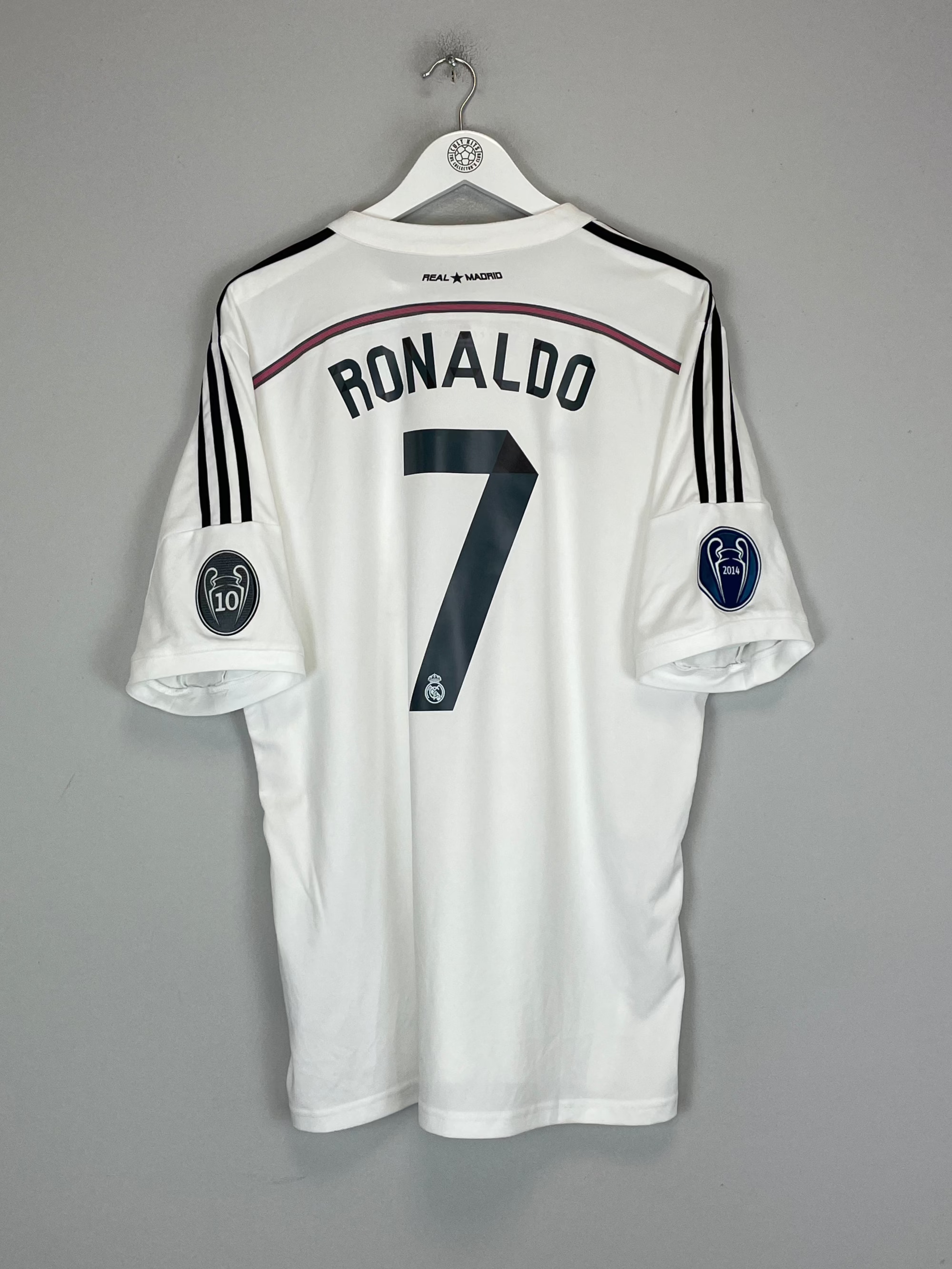 Shop 2014/15 REAL MADRID RONALDO #7 HOME SHIRT (XL) ADIDAS, classic football shirts, vintage football shirts & retro soccer jerseys at Cult Kits