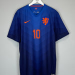 Shop 2014/15 NETHERLANDS SNEIJDER #10 AWAY SHIRT (XL) NIKE, classic football shirts, vintage football shirts & retro soccer jerseys at Cult Kits