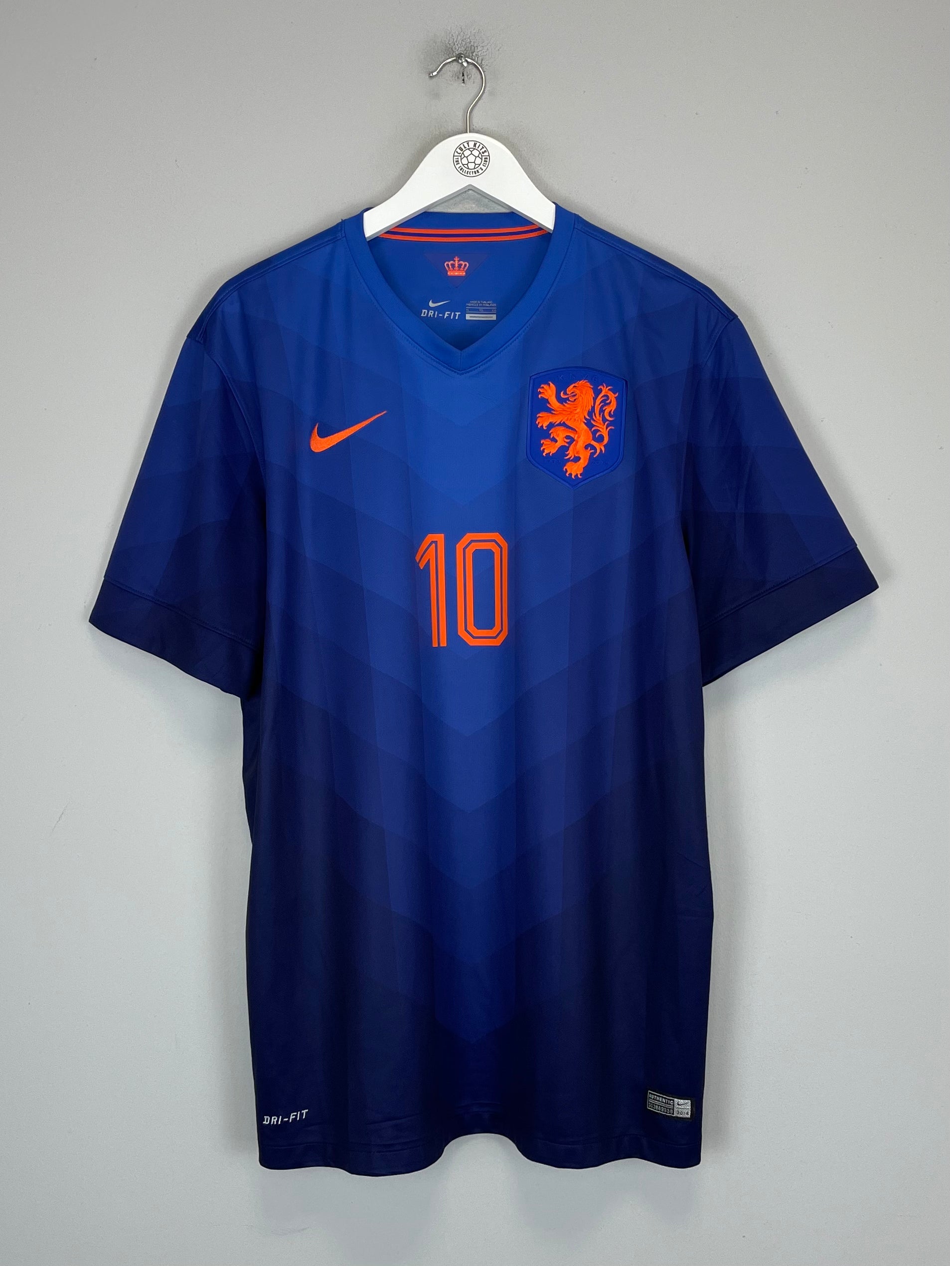 Shop 2014/15 NETHERLANDS SNEIJDER #10 AWAY SHIRT (XL) NIKE, classic football shirts, vintage football shirts & retro soccer jerseys at Cult Kits