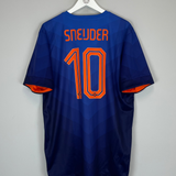 Shop 2014/15 NETHERLANDS SNEIJDER #10 AWAY SHIRT (XL) NIKE, classic football shirts, vintage football shirts & retro soccer jerseys at Cult Kits