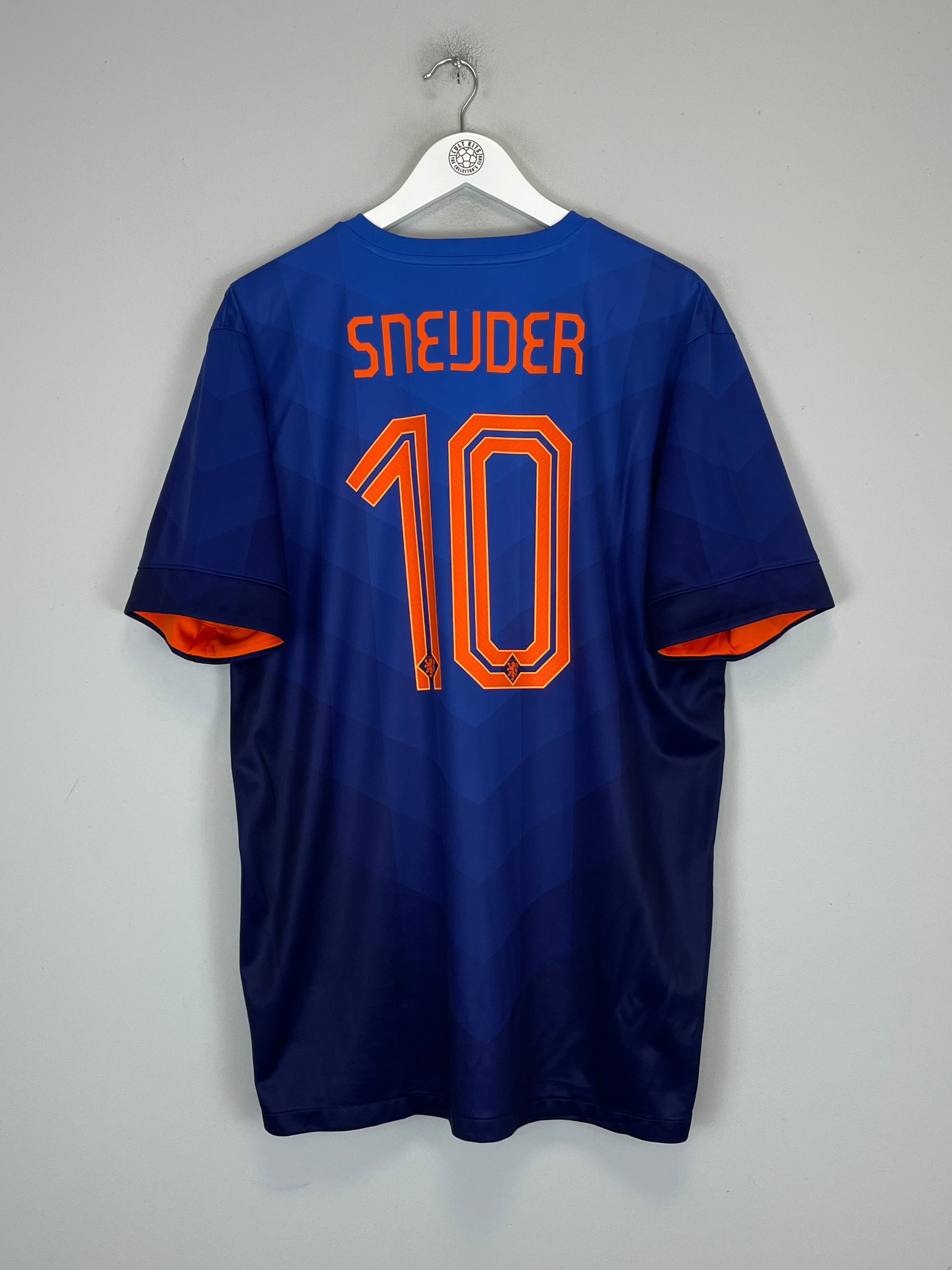 Shop 2014/15 NETHERLANDS SNEIJDER #10 AWAY SHIRT (XL) NIKE, classic football shirts, vintage football shirts & retro soccer jerseys at Cult Kits