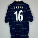 Shop 1999/00 MANCHESTER UNITED KEANE #16 AWAY SHIRT (M) UMBRO, classic football shirts, vintage football shirts & retro soccer jerseys at Cult Kits