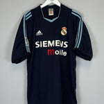 Shop 2003/04 REAL MADRID ZIDANE #5 AWAY SHIRT (XL) ADIDAS, classic football shirts, vintage football shirts & retro soccer jerseys at Cult Kits