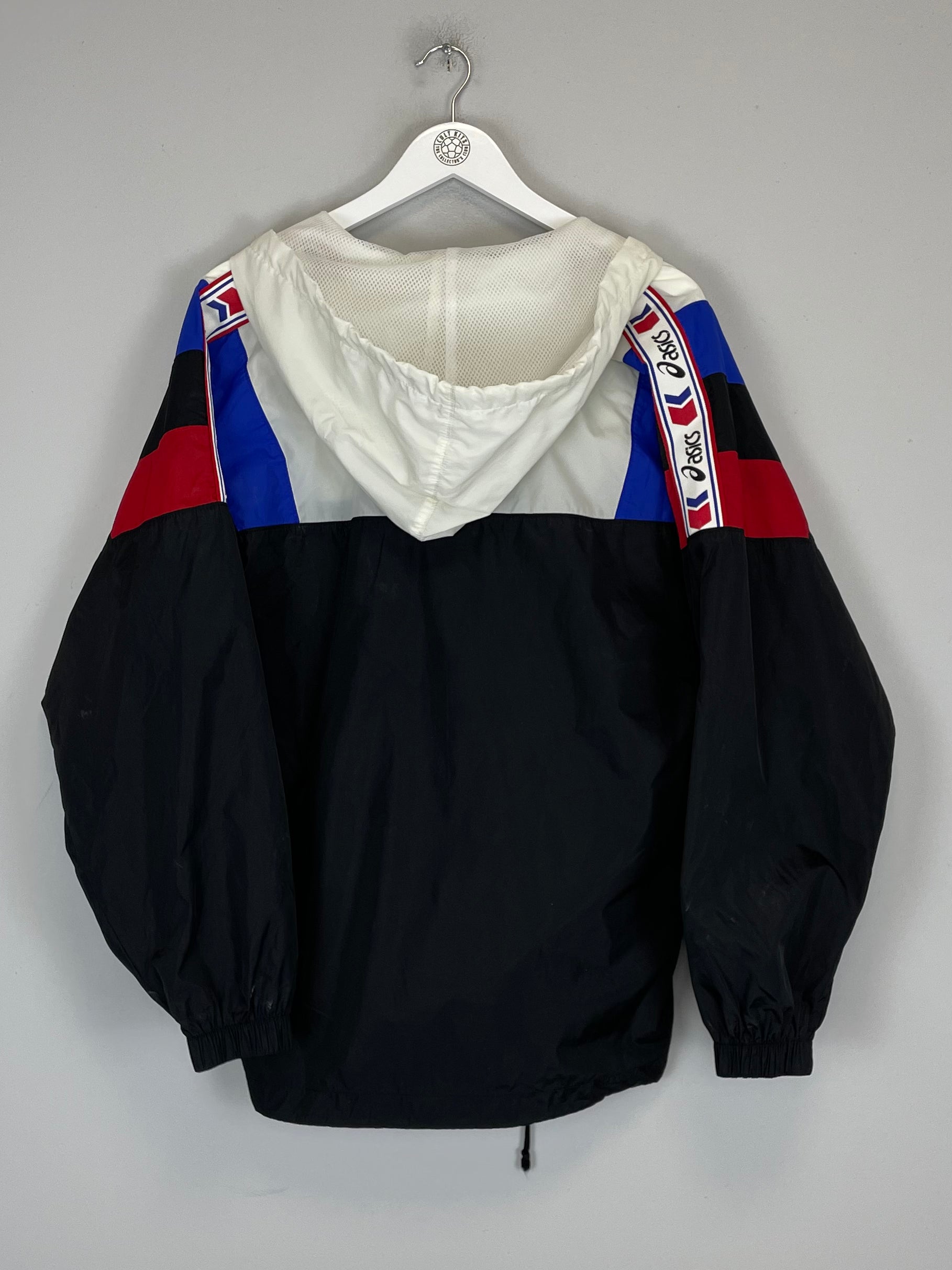 Shop 2000/01 ASICS 1/4 ZIP WINDBREAKER JACKET (M), classic football shirts, vintage football shirts & retro soccer jerseys at Cult Kits