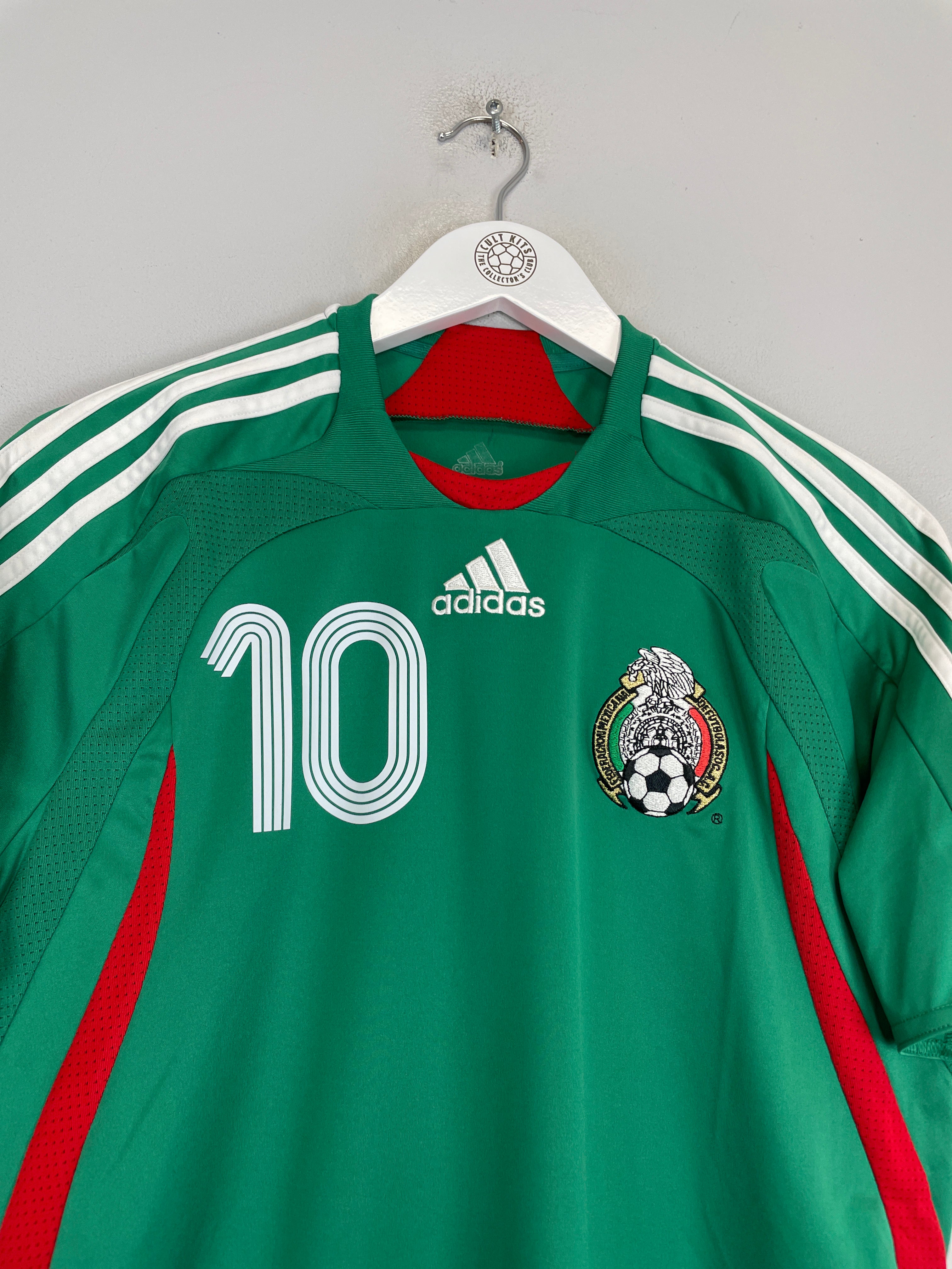 Shop 2007/08 MEXICO C.BLANCO #10 HOME SHIRT (S) ADIDAS, classic football shirts, vintage football shirts & retro soccer jerseys at Cult Kits