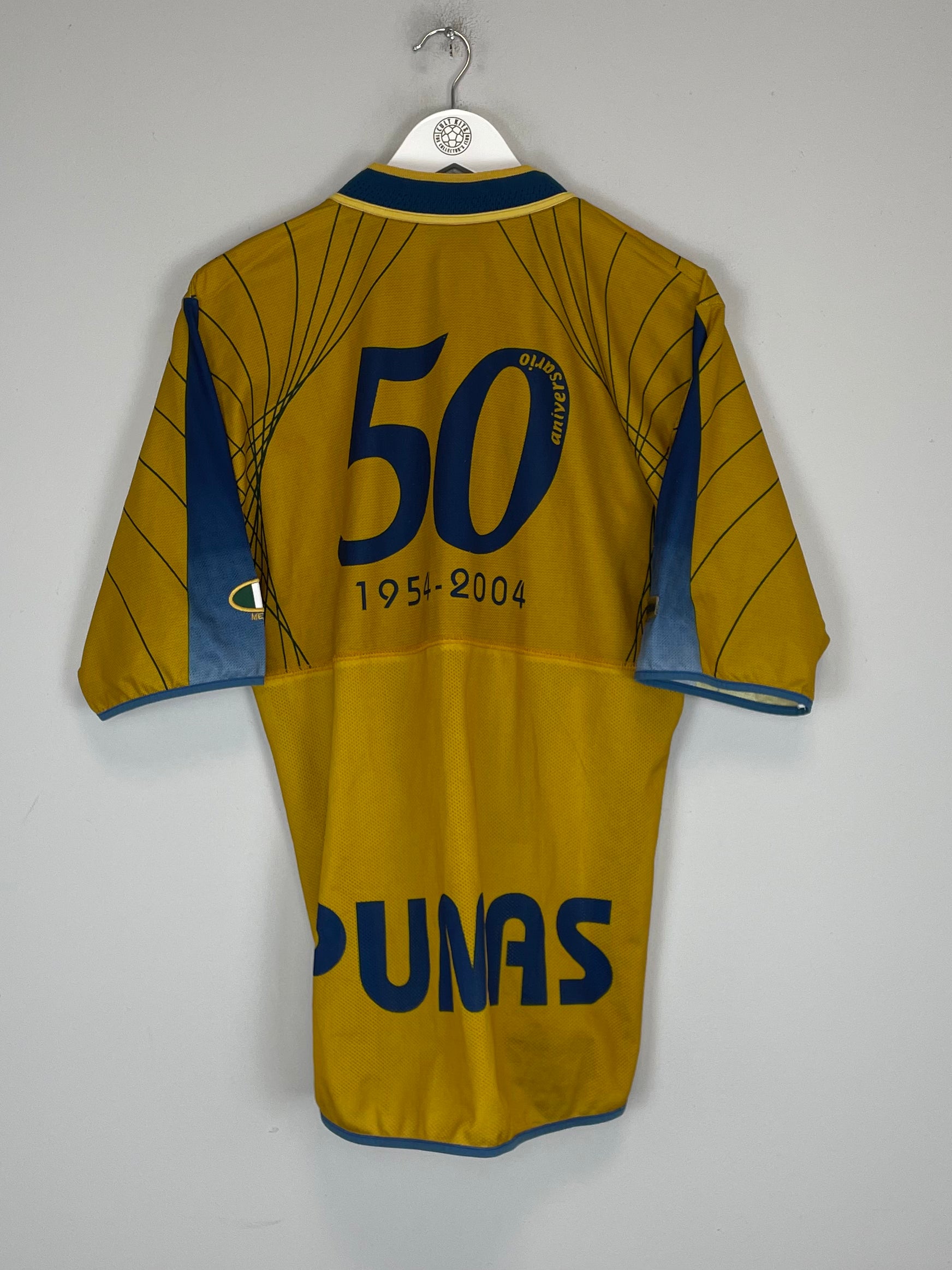 Shop 2003/04 UNAM PUMAS *50 YEARS* SPECIAL SHIRT (M) LOTTO, classic football shirts, vintage football shirts & retro soccer jerseys at Cult Kits