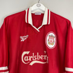 Shop 1996/98 LIVERPOOL MCMANAMAN #7 HOME SHIRT (XXL) REEBOK, classic football shirts, vintage football shirts & retro soccer jerseys at Cult Kits