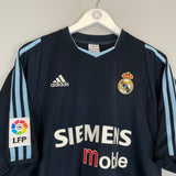 Shop 2003/04 REAL MADRID ZIDANE #5 AWAY SHIRT (XL) ADIDAS, classic football shirts, vintage football shirts & retro soccer jerseys at Cult Kits