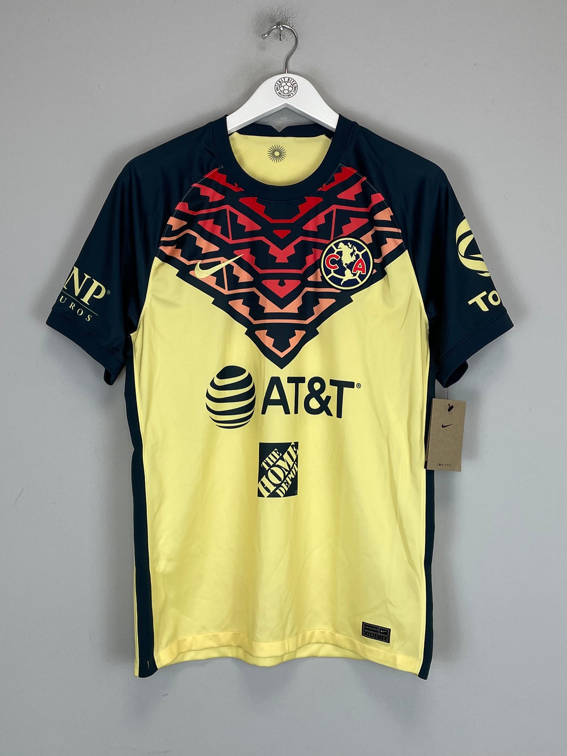 Shop 2021/22 CLUB AMERICA HOME SHIRT (M) NIKE, classic football shirts, vintage football shirts & retro soccer jerseys at Cult Kits