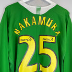 Shop 2005/06 CELTIC NAKAMURA #25 L/S AWAY SHIRT (XL) NIKE, classic football shirts, vintage football shirts & retro soccer jerseys at Cult Kits
