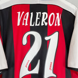 Shop 2001/02 DEPORTIVO LA CORUNA VALERON #21 AWAY SHIRT (XL) JOMA, classic football shirts, vintage football shirts & retro soccer jerseys at Cult Kits