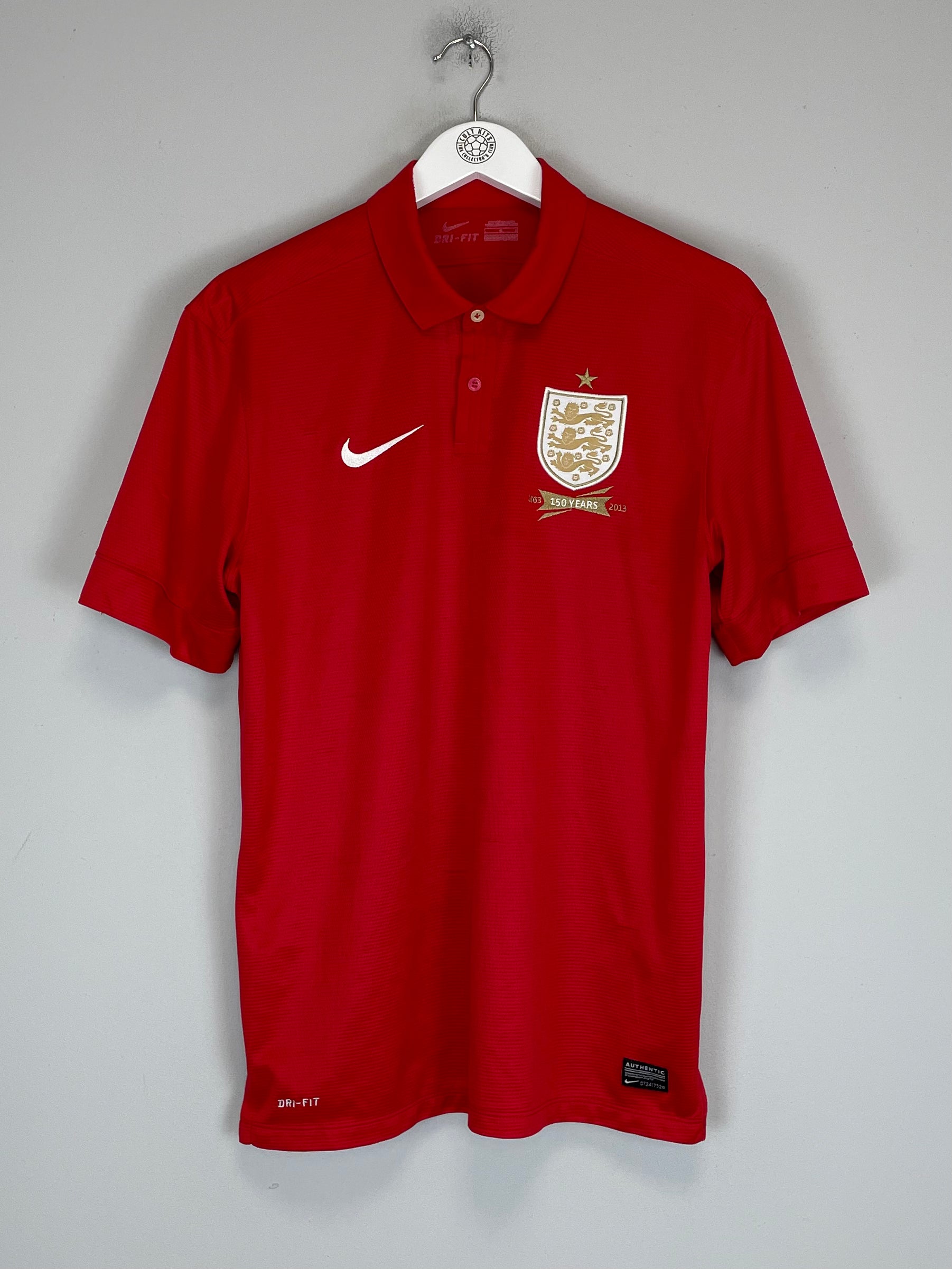 Shop 2013 ENGLAND *150 YEARS* AWAY SHIRT (L) NIKE, classic football shirts, vintage football shirts & retro soccer jerseys at Cult Kits