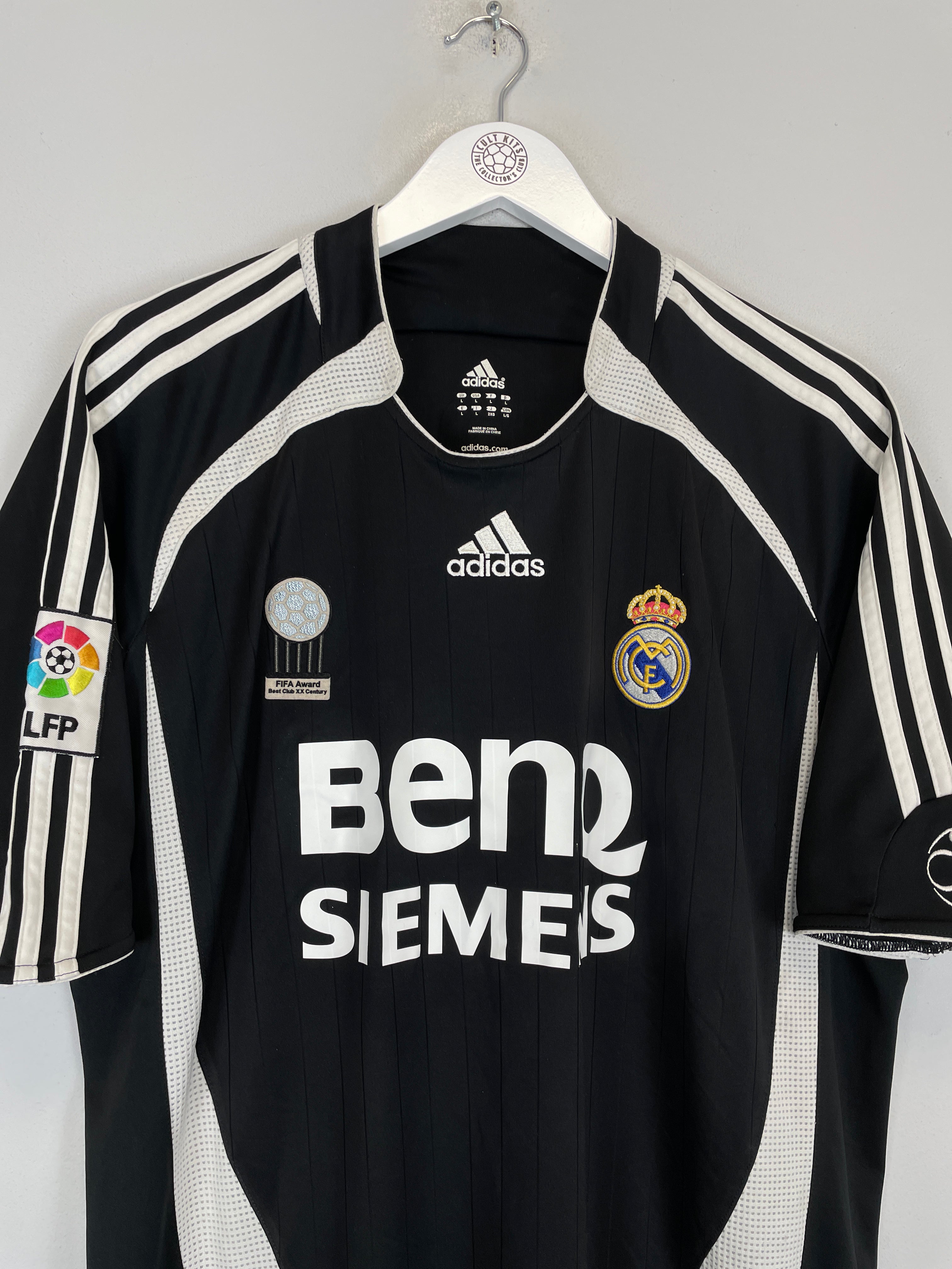 Shop 2006/07 REAL MADRID RONALDO #9 AWAY SHIRT (L) ADIDAS, classic football shirts, vintage football shirts & retro soccer jerseys at Cult Kits