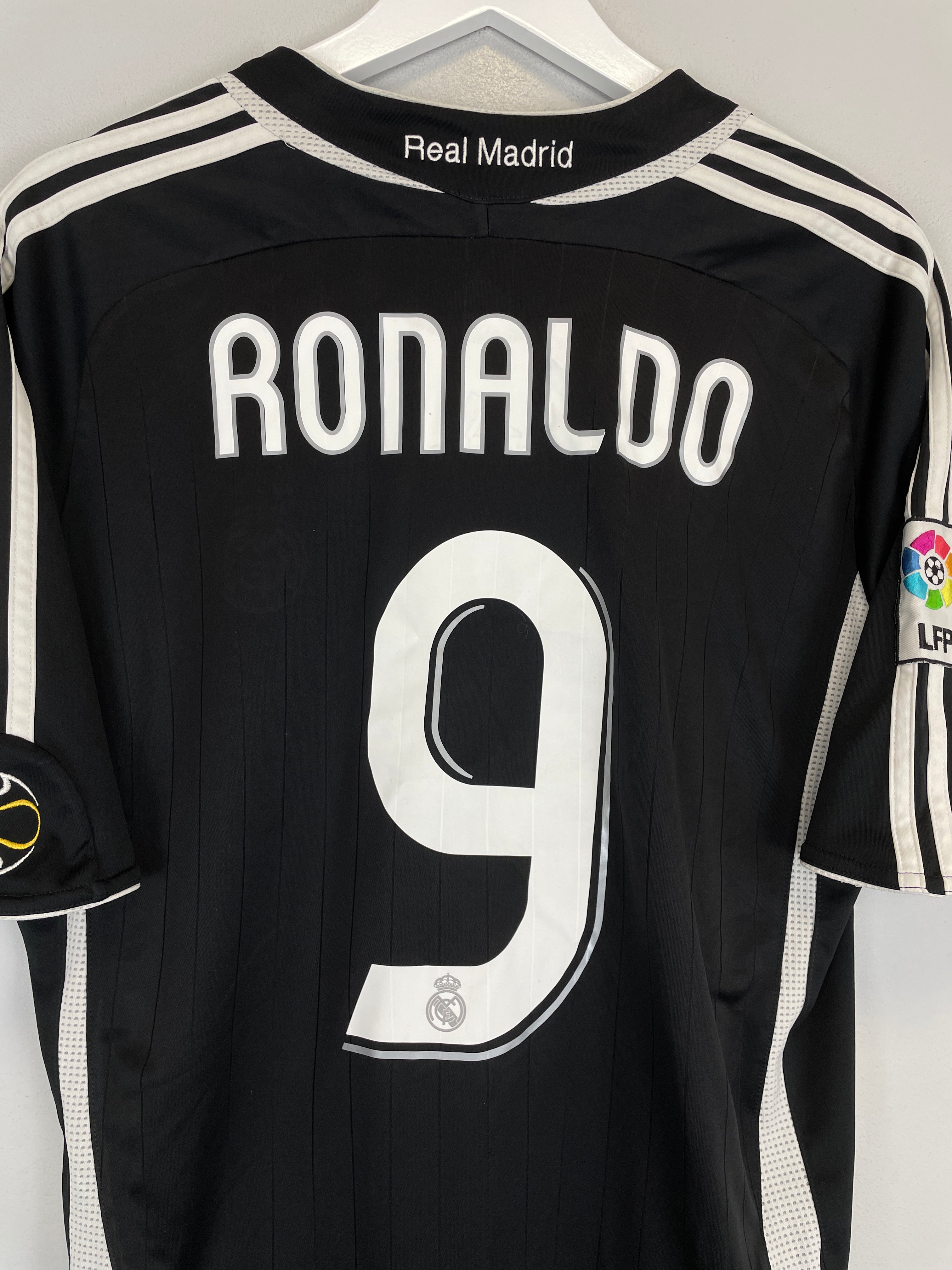 Shop 2006/07 REAL MADRID RONALDO #9 AWAY SHIRT (L) ADIDAS, classic football shirts, vintage football shirts & retro soccer jerseys at Cult Kits