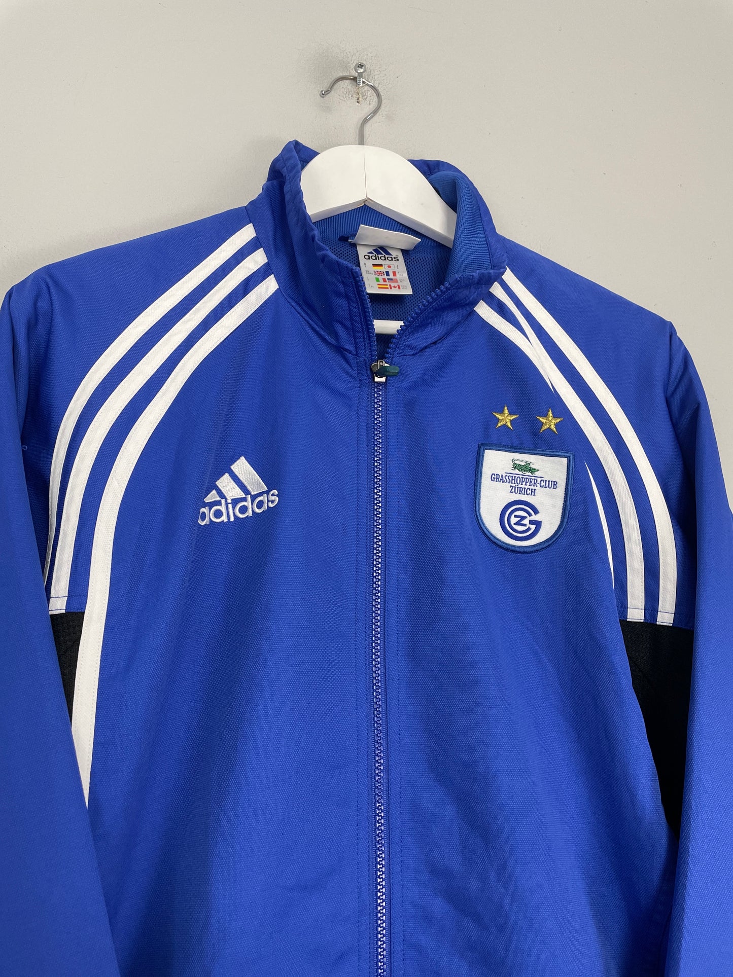 2000/02 GRASSHOPPERS TRAINING JACKET (M) ADIDAS