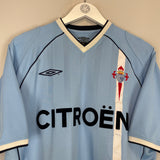 Shop 2001/03 CELTA VIGO MOSTOVOI #10 HOME SHIRT (L) UMBRO, classic football shirts, vintage football shirts & retro soccer jerseys at Cult Kits