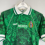 Shop 1999 MEXICO HOME SHIRT (M) GARCIS, classic football shirts, vintage football shirts & retro soccer jerseys at Cult Kits