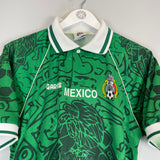 Shop 1999 MEXICO HOME SHIRT (M) GARCIS, classic football shirts, vintage football shirts & retro soccer jerseys at Cult Kits