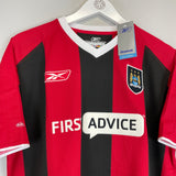 Shop 2003/04 MANCHESTER CITY ANELKA #39 *BNWT* AWAY SHIRT (M) REEBOK, classic football shirts, vintage football shirts & retro soccer jerseys at Cult Kits