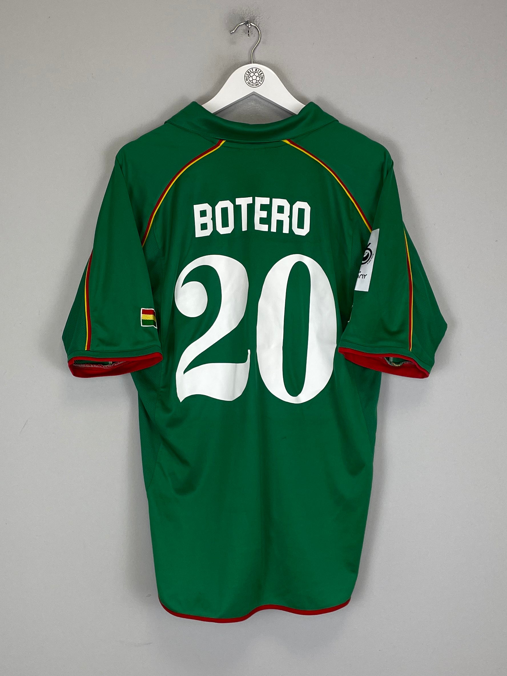 Shop 2004/06 BOLIVIA BOTERO #20 HOME SHIRT (L) ATLETICA, classic football shirts, vintage football shirts & retro soccer jerseys at Cult Kits