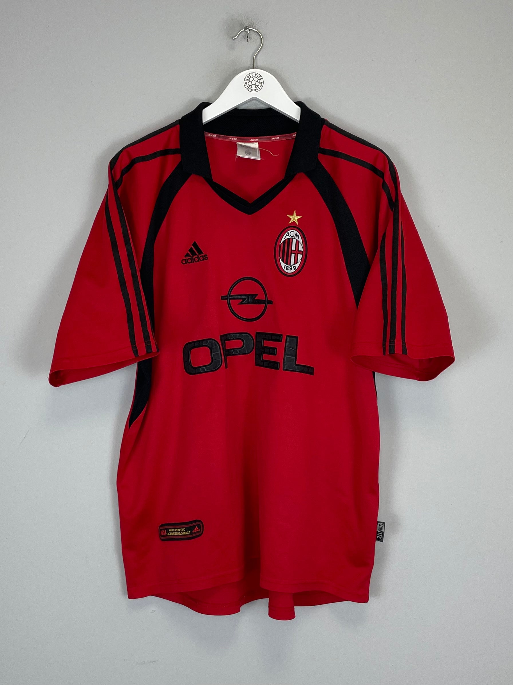 Shop 2001/02 AC MILAN SHEVCHENKO #7 THIRD SHIRT (XL) ADIDAS, classic football shirts, vintage football shirts & retro soccer jerseys at Cult Kits