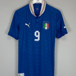 Shop 2012/13 ITALY BALOTELLI #9 HOME SHIRT (L) PUMA, classic football shirts, vintage football shirts & retro soccer jerseys at Cult Kits