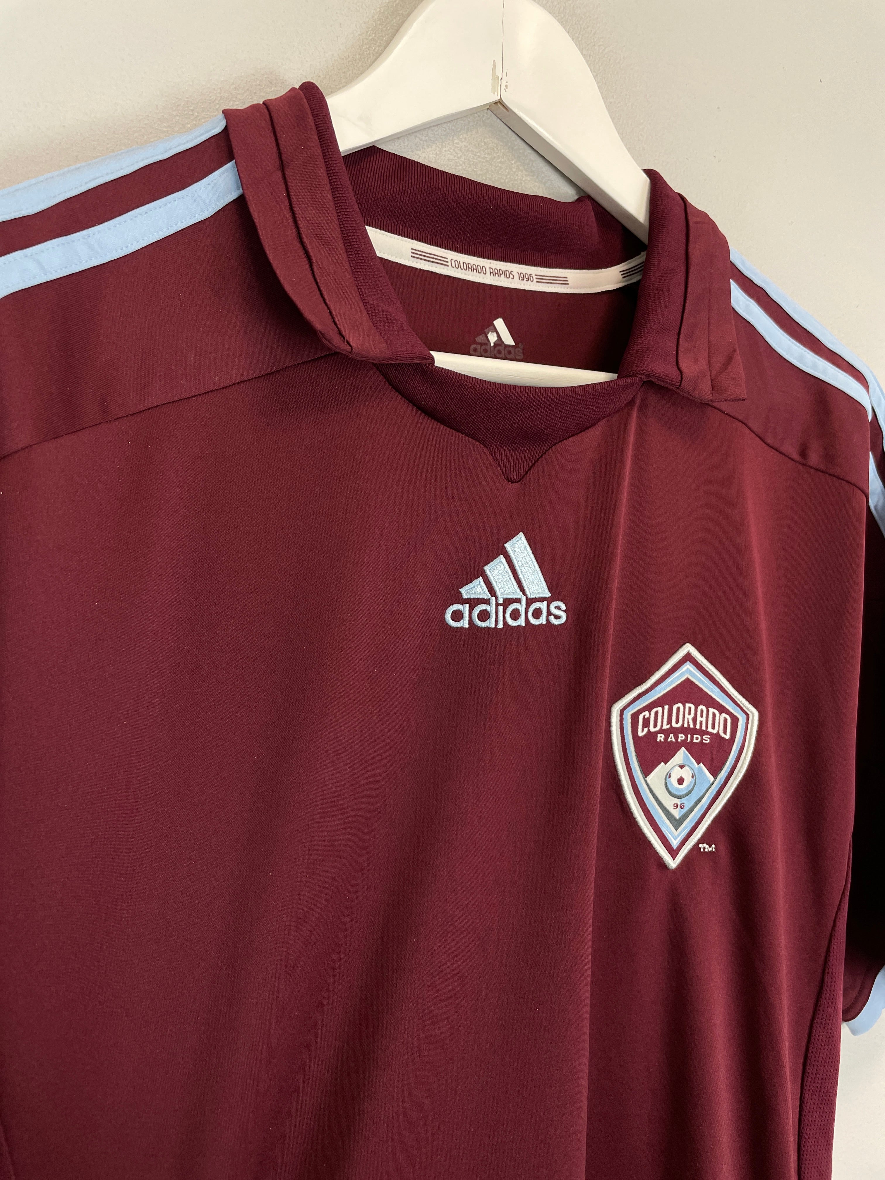 Shop 2008/09 COLORADO RAPIDS HOME SHIRT (L) ADIDAS, classic football shirts, vintage football shirts & retro soccer jerseys at Cult Kits