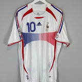 Shop 2006/07 FRANCE ZIDANE #10 AWAY SHIRT (XL) ADIDAS, classic football shirts, vintage football shirts & retro soccer jerseys at Cult Kits