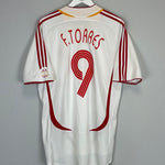 Shop 2006/08 SPAIN F.TORRES #9 AWAY SHIRT (L) ADIDAS, classic football shirts, vintage football shirts & retro soccer jerseys at Cult Kits
