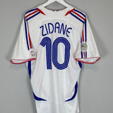 Shop 2006/07 FRANCE ZIDANE #10 AWAY SHIRT (XL) ADIDAS, classic football shirts, vintage football shirts & retro soccer jerseys at Cult Kits