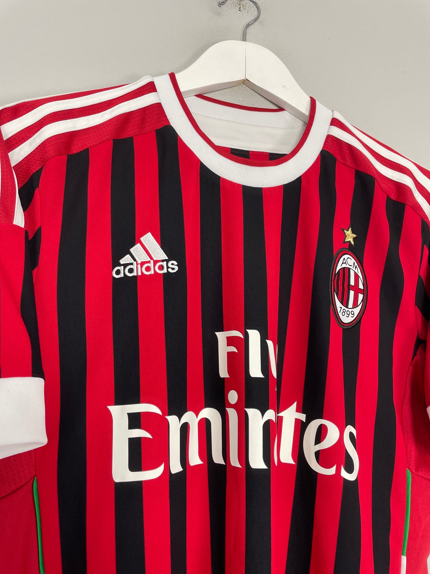 2011/12 AC MILAN IBRAHIMOVIC #11 HOME SHIRT (S) ADIDAS