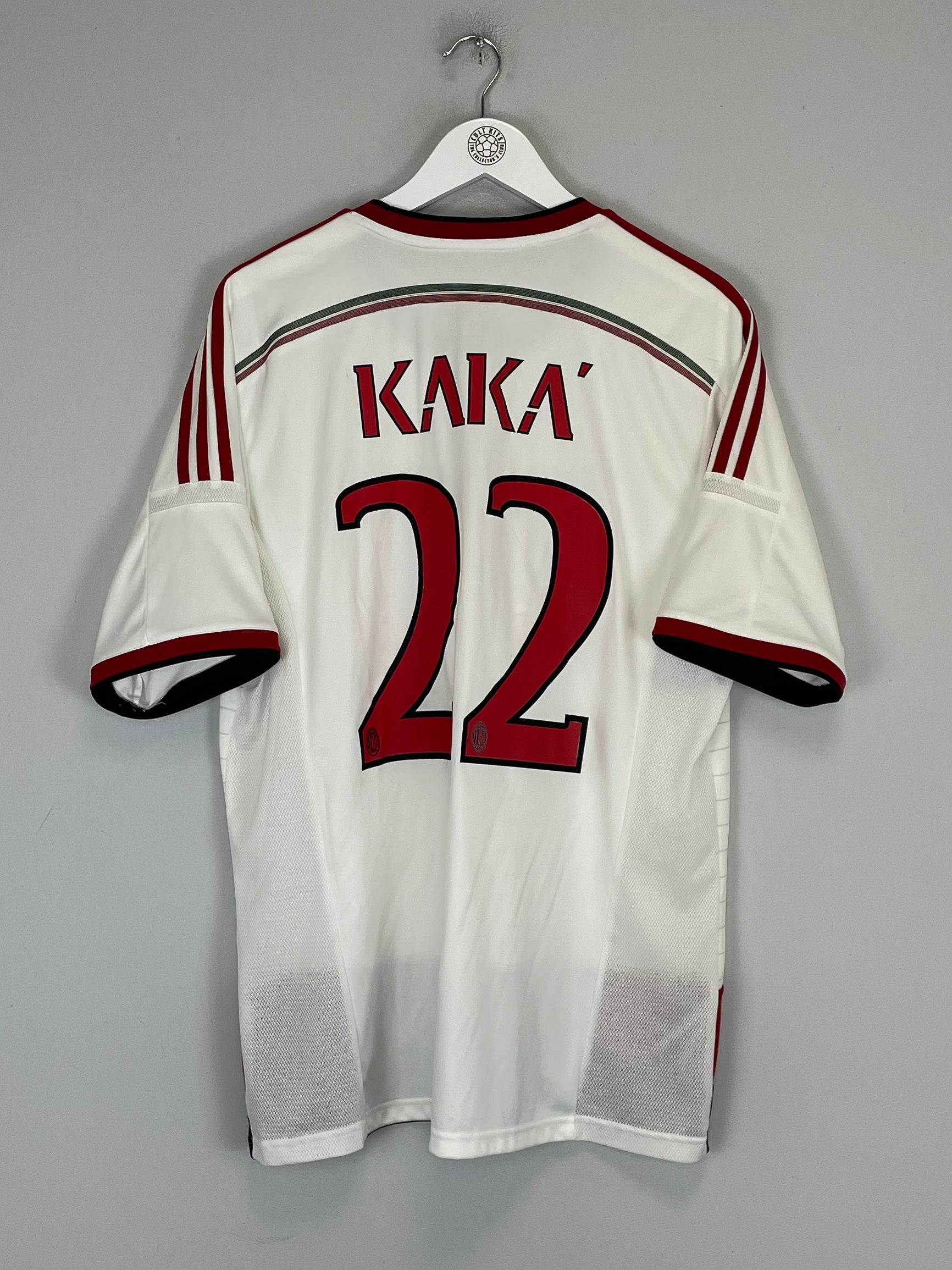 Shop 2014/15 AC MILAN KAKA #22 AWAY SHIRT (XL) ADIDAS, classic football shirts, vintage football shirts & retro soccer jerseys at Cult Kits