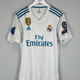 Shop 2017/18 REAL MADRID RONALDO #7 HOME SHIRT (M) ADIDAS, classic football shirts, vintage football shirts & retro soccer jerseys at Cult Kits