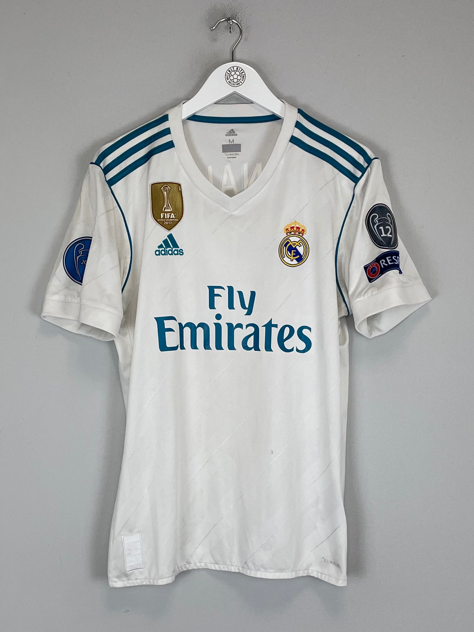 Shop 2017/18 REAL MADRID RONALDO #7 HOME SHIRT (M) ADIDAS, classic football shirts, vintage football shirts & retro soccer jerseys at Cult Kits