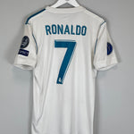 Shop 2017/18 REAL MADRID RONALDO #7 HOME SHIRT (M) ADIDAS, classic football shirts, vintage football shirts & retro soccer jerseys at Cult Kits
