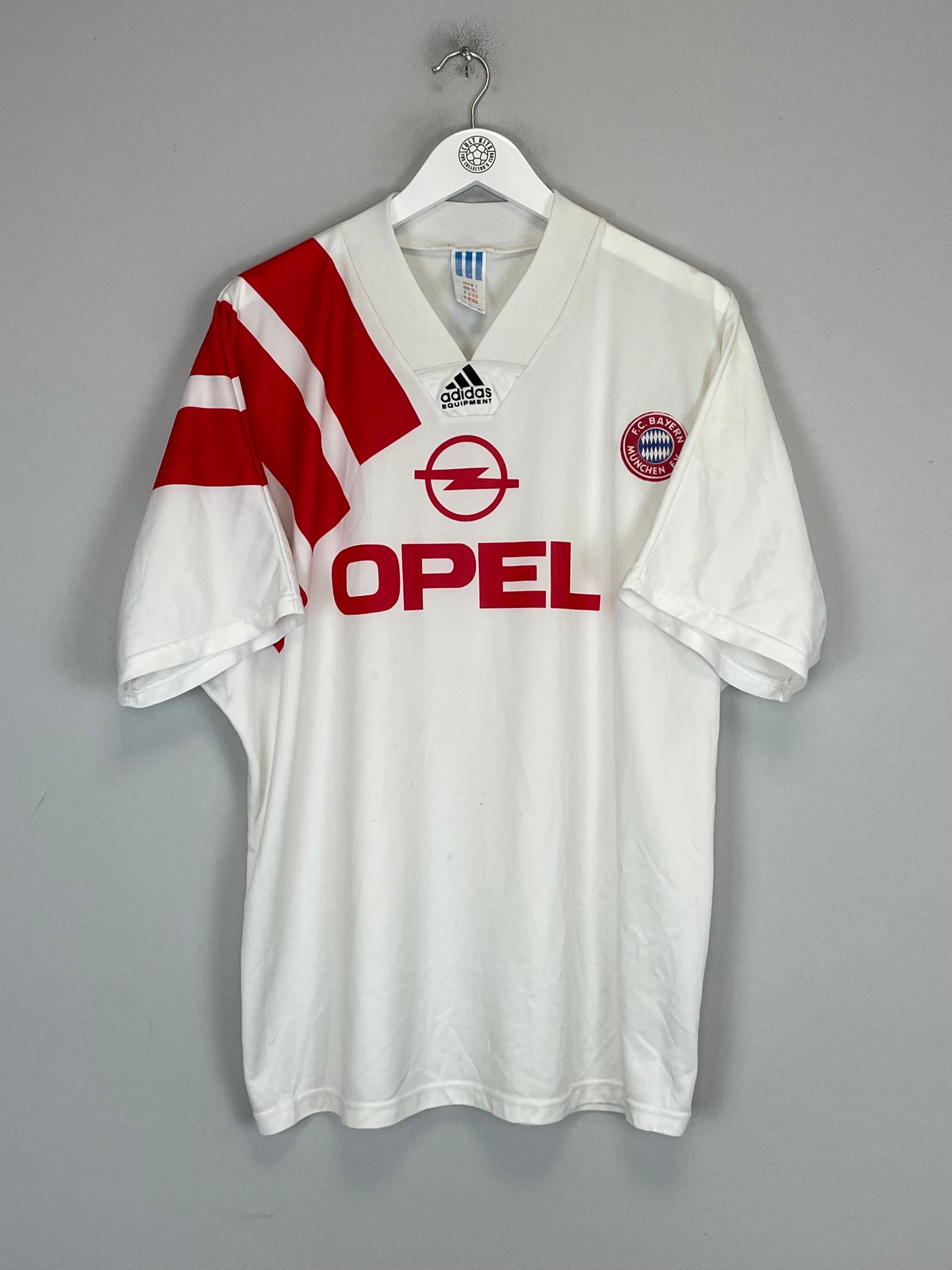 Shop 1991/93 BAYERN MUNICH AWAY SHIRT (XL) ADIDAS, classic football shirts, vintage football shirts & retro soccer jerseys at Cult Kits