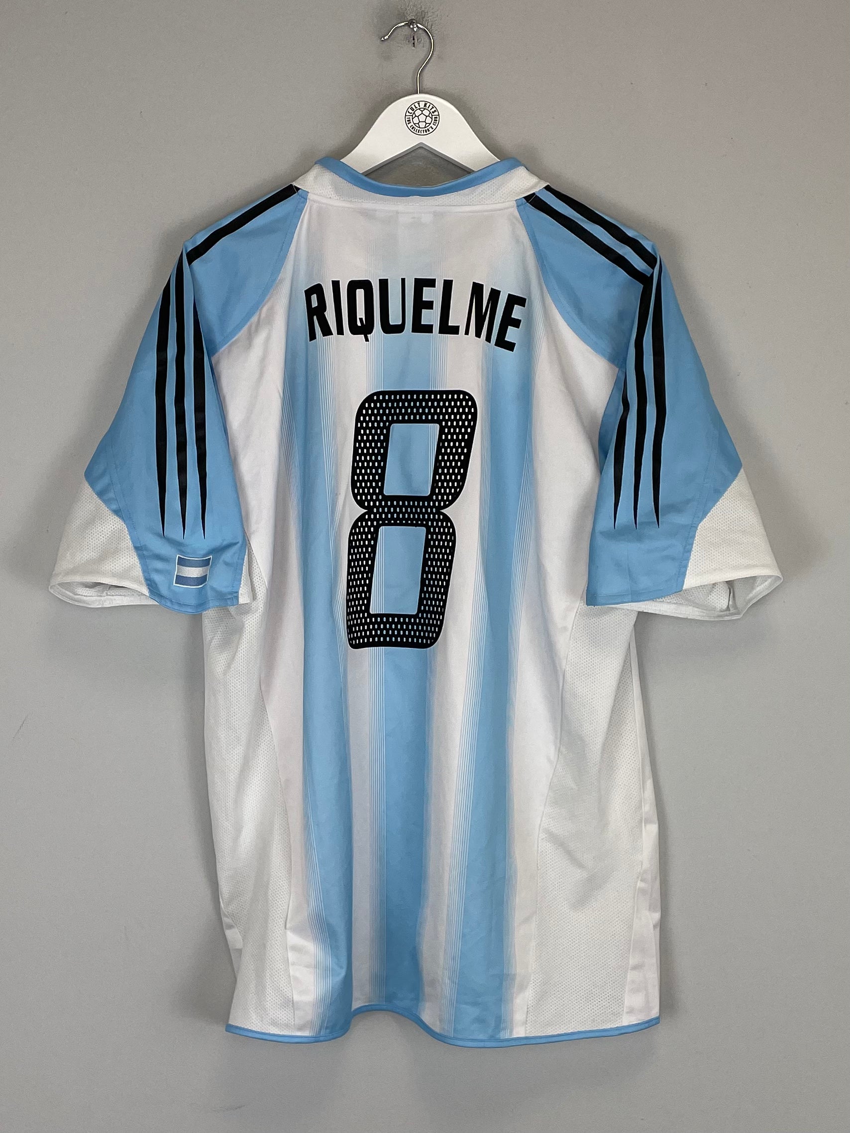 2004/05 ARGENTINA RIQUELME #8 HOME SHIRT (XL) ADIDAS – Cult Kits 2004/05 ARGENTINA RIQUELME #8 HOME SHIRT (XL) ADIDAS – Cult Kits