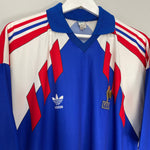 Shop 1990/92 FRANCE HOME SHIRT (XL) ADIDAS, classic football shirts, vintage football shirts & retro soccer jerseys at Cult Kits