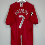 Shop 2007/08 MANCHESTER UNITED RONALDO #7 *C/L FINAL* HOME SHIRT (XXL) NIKE, classic football shirts, vintage football shirts & retro soccer jerseys at Cult Kits