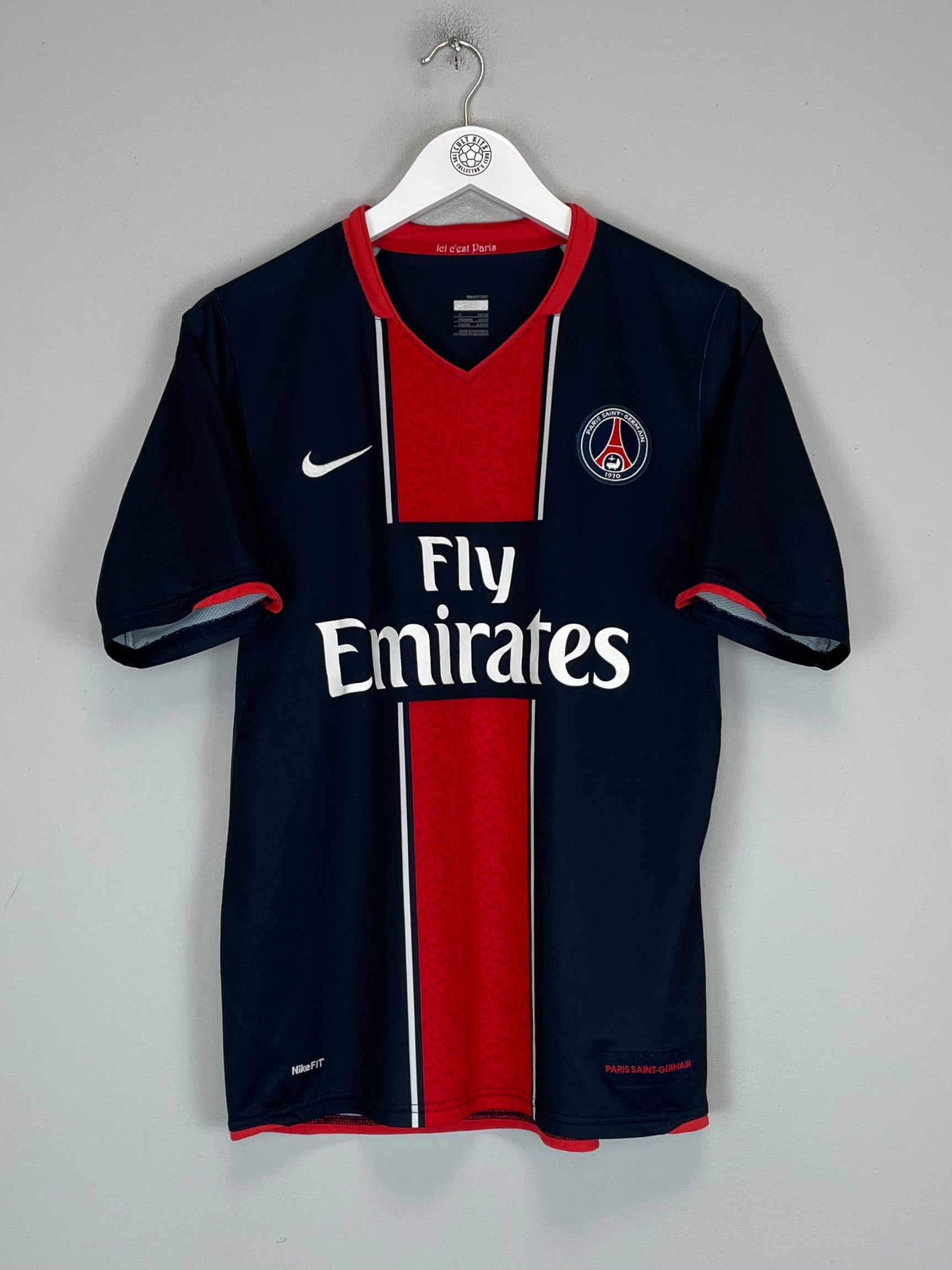 Shop 2007/08 PSG HOME SHIRT (S) NIKE, classic football shirts, vintage football shirts & retro soccer jerseys at Cult Kits
