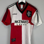 Shop 1995/96 RANGERS #8 AWAY SHIRT (M) ADIDAS, classic football shirts, vintage football shirts & retro soccer jerseys at Cult Kits