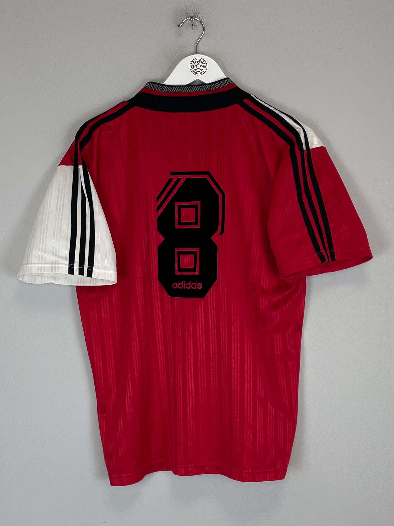 Shop 1995/96 RANGERS #8 AWAY SHIRT (M) ADIDAS, classic football shirts, vintage football shirts & retro soccer jerseys at Cult Kits