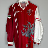 Shop 1998/99 PERUGIA NAKATA #7 L/S HOME SHIRT (L) GALEX, classic football shirts, vintage football shirts & retro soccer jerseys at Cult Kits