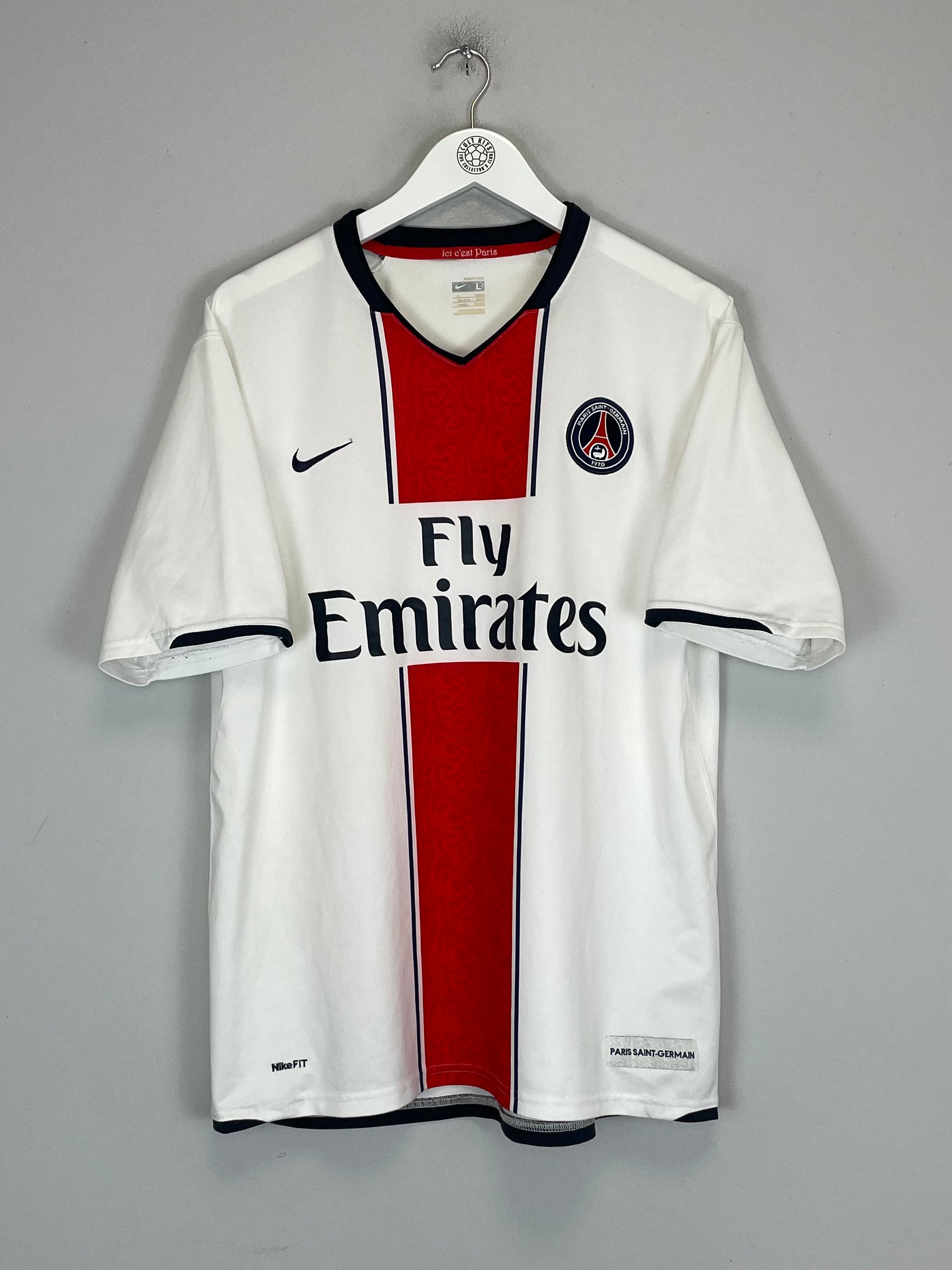 Shop 2007/08 PSG AWAY SHIRT (L) NIKE, classic football shirts, vintage football shirts & retro soccer jerseys at Cult Kits