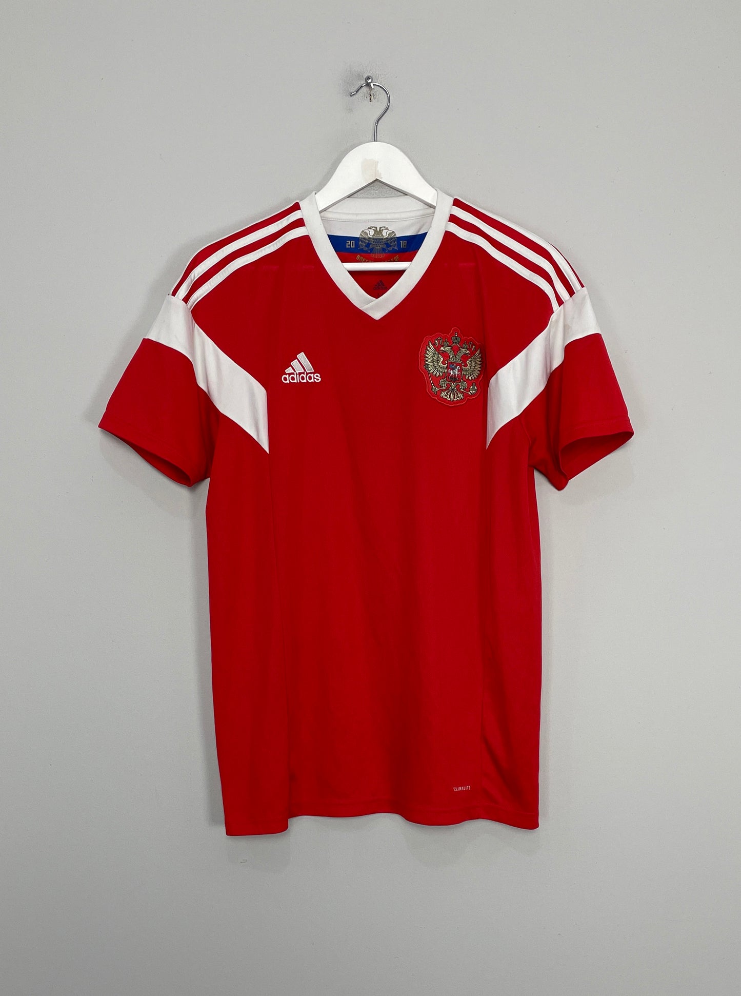 Image of the Russia shirt from the 2018/19 season