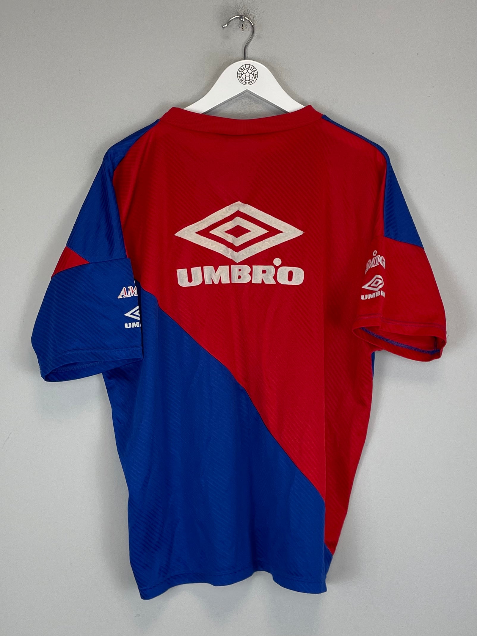 Shop 1993/94 CHELSEA TRAINING SHIRT (XL) UMBRO, classic football shirts, vintage football shirts & retro soccer jerseys at Cult Kits