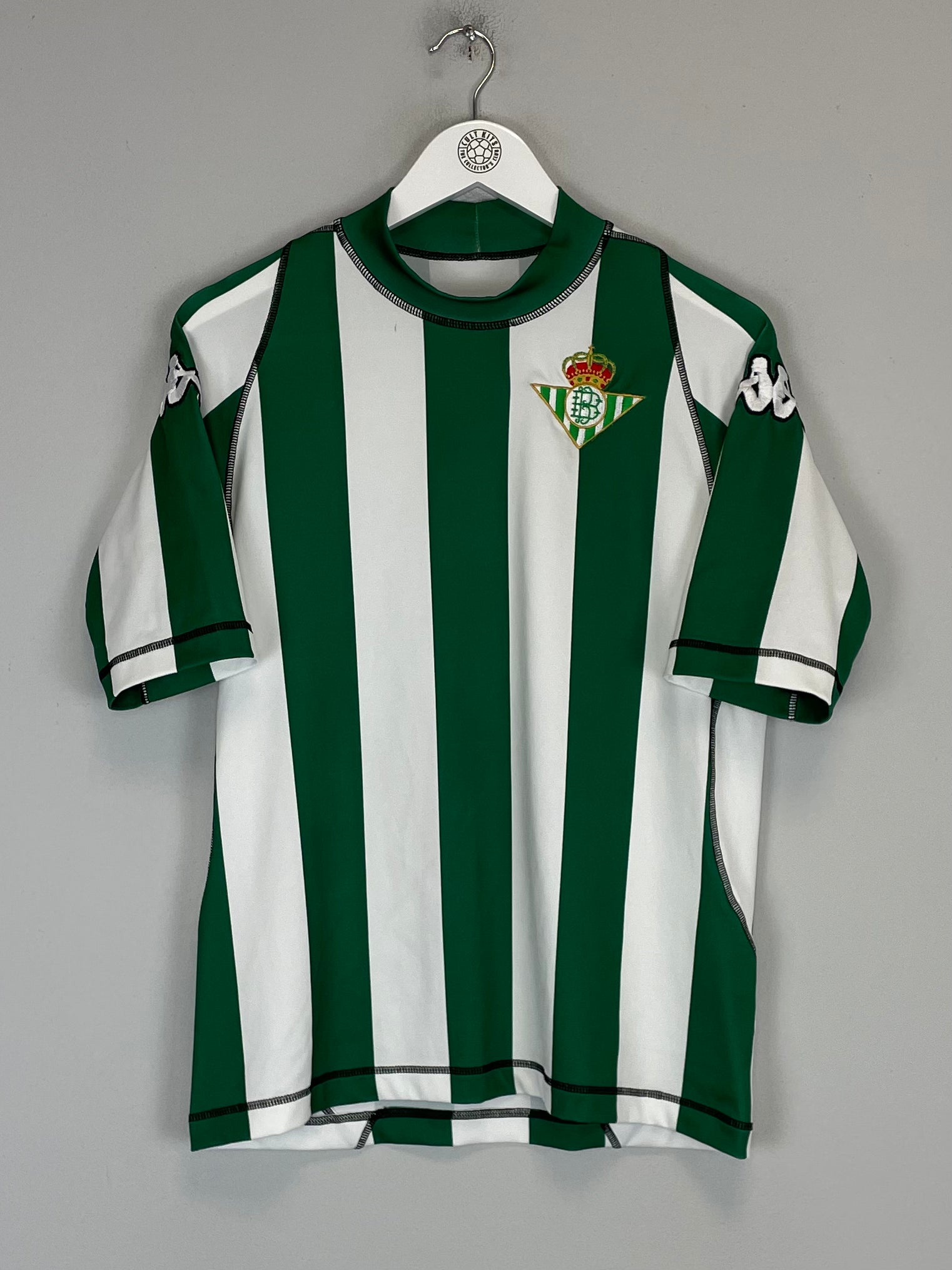 Shop 2003/04 REAL BETIS DENILSON #16 HOME SHIRT (M) KAPPA, classic football shirts, vintage football shirts & retro soccer jerseys at Cult Kits
