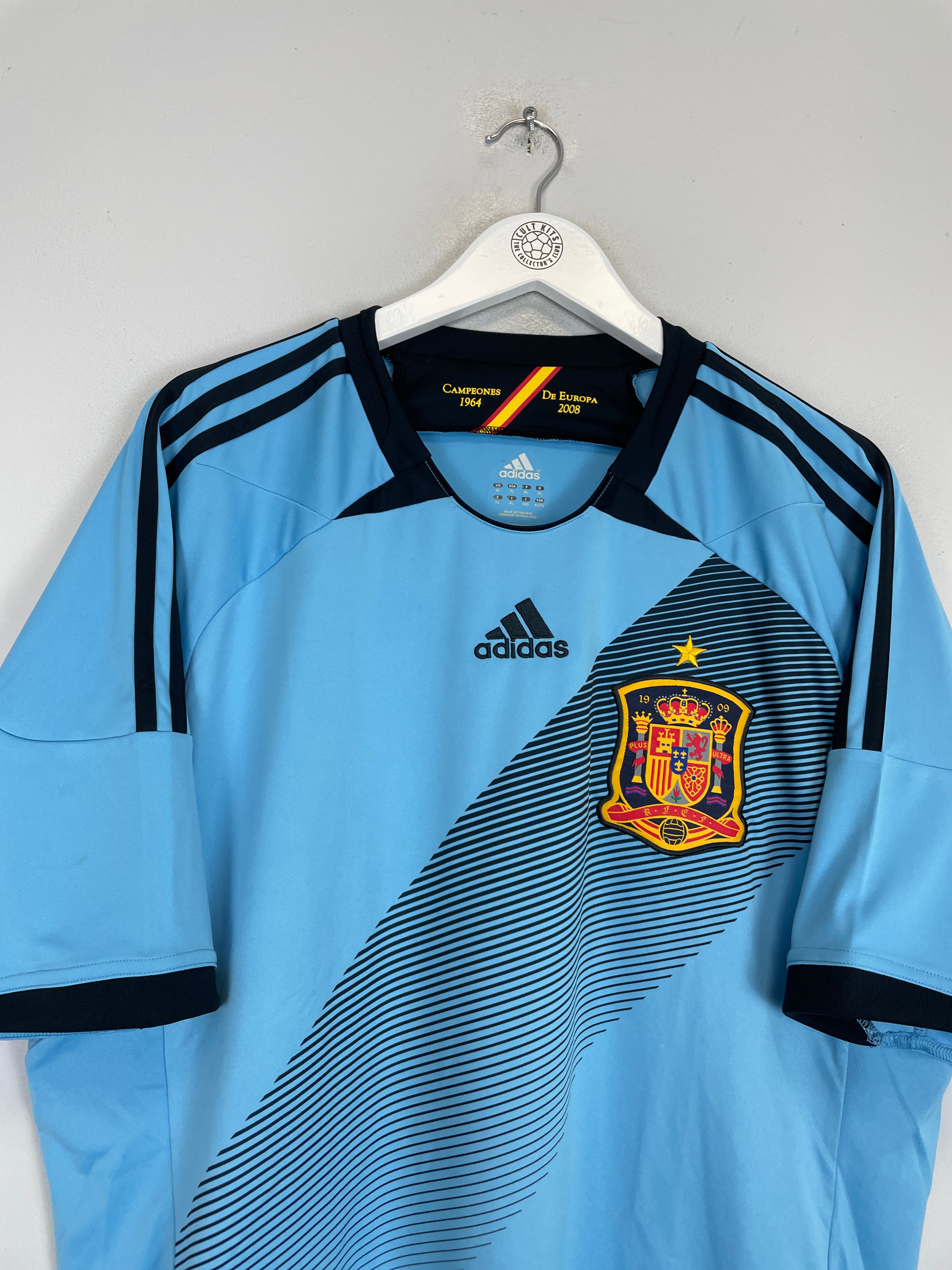 Shop 2012/13 SPAIN AWAY SHIRT (XL) ADIDAS, classic football shirts, vintage football shirts & retro soccer jerseys at Cult Kits